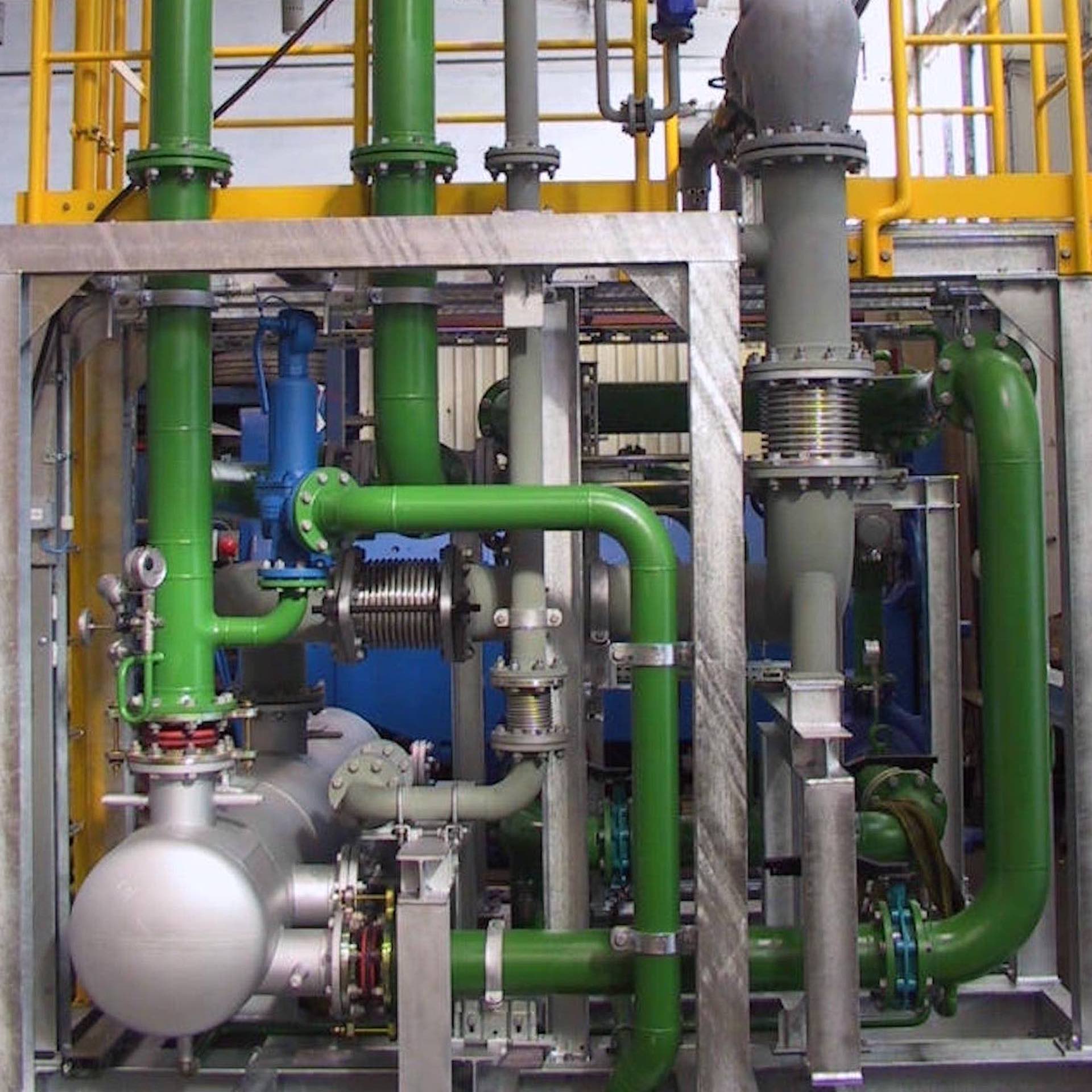 GWA_cooling_systems_technology_part_plant_pump_skid_with_preheater_Gesellschaft_fuer_Waerme_und_Anlagentechnik_mbH